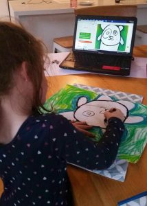 Charlotte Age 6 . Easy Peasy Art School 2016