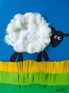 woolly sheep art lesson plan