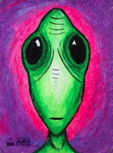 Alien Example -- Easy Peasy Art School