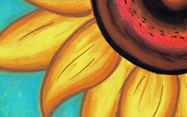 Vincent's Sunflower - Easy Peasy Art School