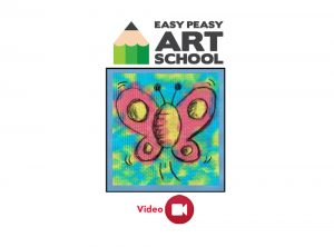 Paper Towel Butterfly - Easy Peasy Art School