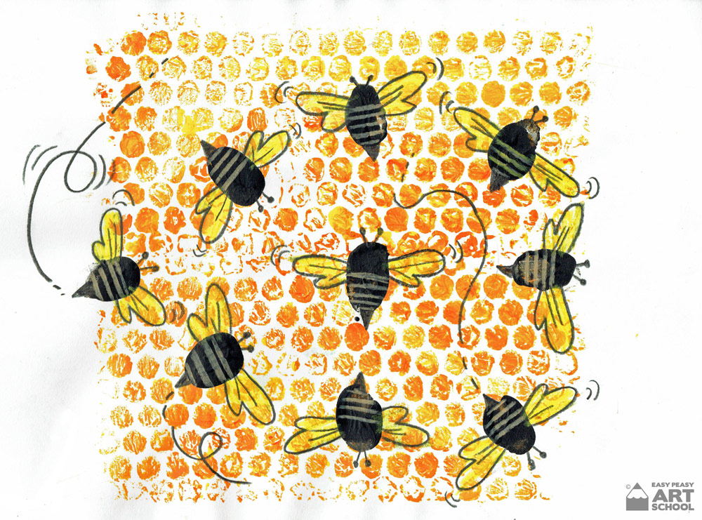 Honey Hive - Easy Peasy Art School