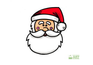 How to Draw Santa Easy Peasy Art School