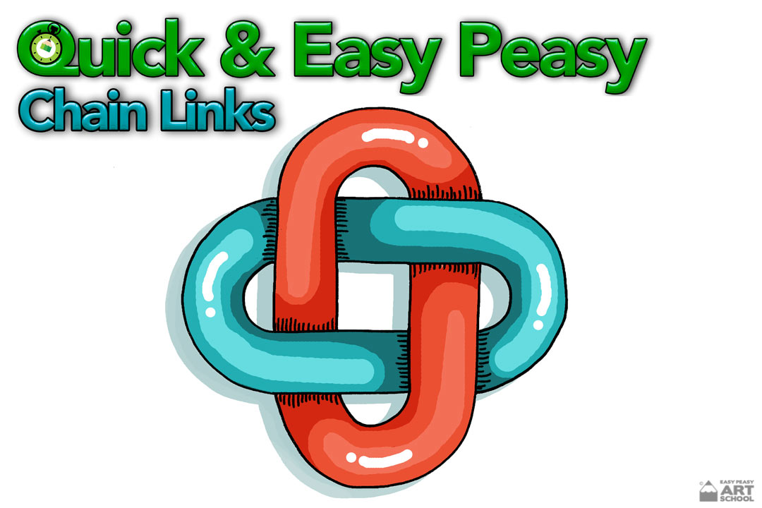 Quick & Easy Peasy Chain Links by Easy Peasy Art School