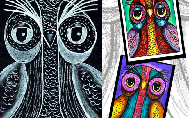 Owl by Easy Peasy Art School